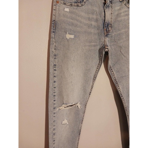 Levi's Men's 512 Slim Taper Fit Jeans NWT distressed Light Wash 32x36 - Picture 2 of 11